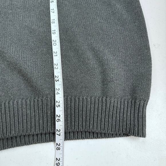 Polo Ralph Lauren V Neck Knit Sweater Men's XL Gray Pony Classic Preppy Casual - Picture 7 of 8